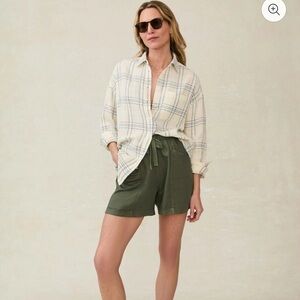 Faherty Dune Cotton Gauze Relaxed Shirt